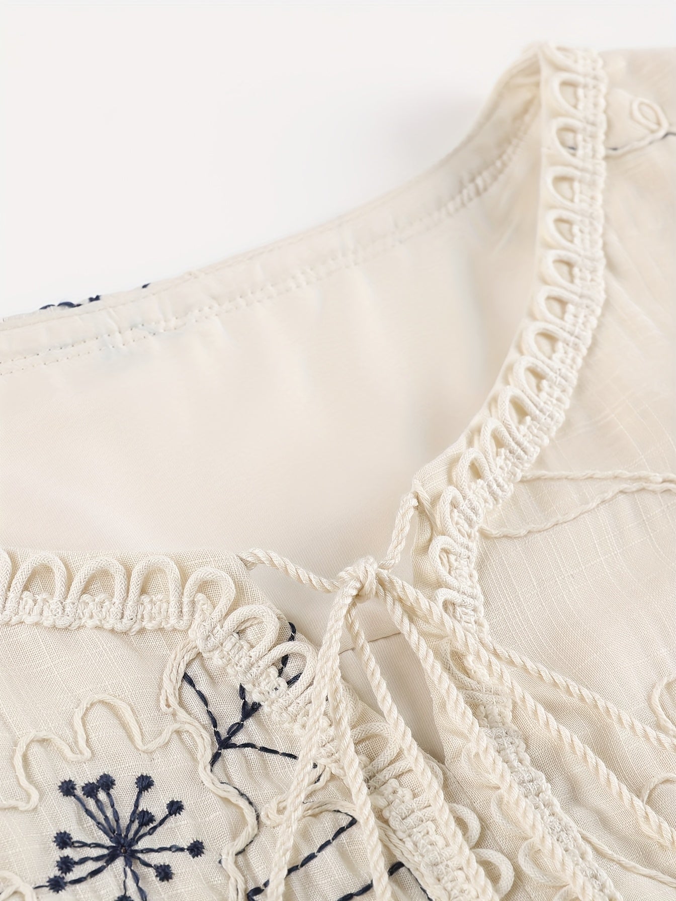 New Spring, Summer & Autumn Shirt: Poetic Romantic Embroidery Youthful Shirts - Elegant Chinese Aesthetic Floral Blouse