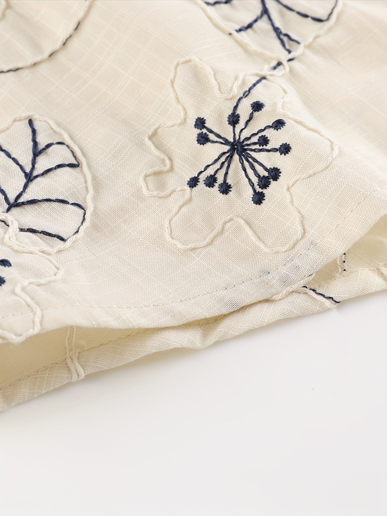 New Spring, Summer & Autumn Shirt: Poetic Romantic Embroidery Youthful Shirts - Elegant Chinese Aesthetic Floral Blouse